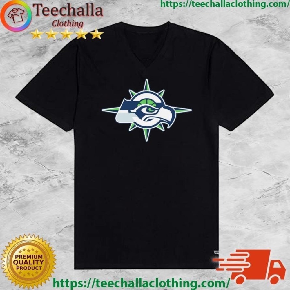 Seattle Seahawks Mariners Logo Shirt